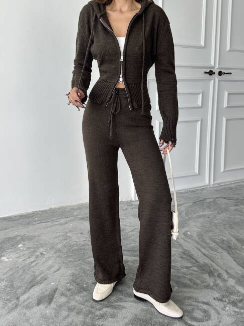 ADİSON Triko Takım 9909 - Acı Kahve - 3