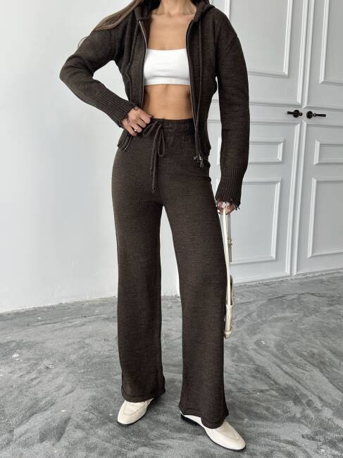 ADİSON Triko Takım 9909 - Acı Kahve - 7