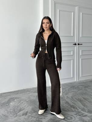 ADİSON Triko Takım 9909 - Acı Kahve - MAXMOOR