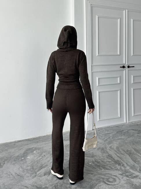 ADİSON Triko Takım 9909 - Acı Kahve - 8