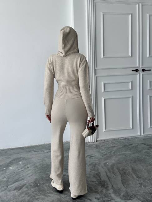 ADİSON Triko Takım 9909 - Krem - 7