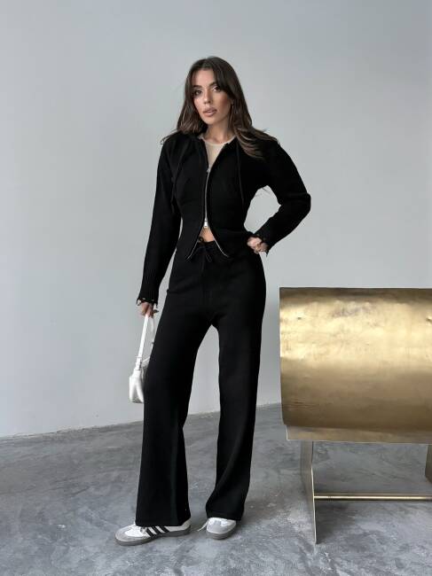 ADİSON Triko Takım 9909 - Siyah - 1