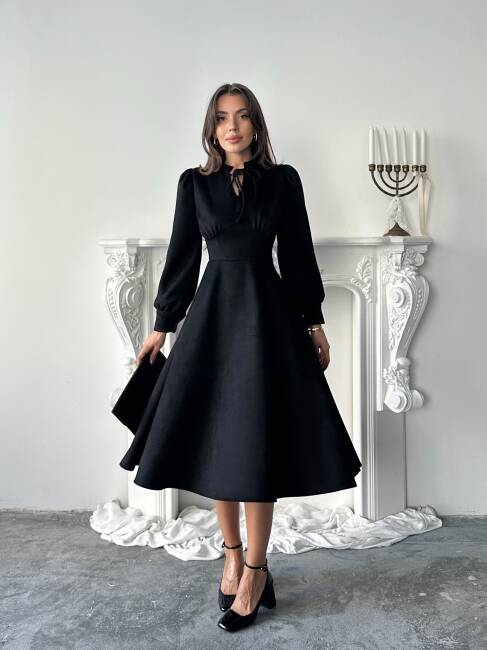 ASTER Elbise 1243 - Siyah - 2