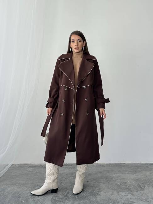 ARGEL Trençkot 5078 - Acı Kahve - 1