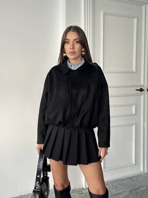 BOMBER Ceket 5268 - Siyah - 1