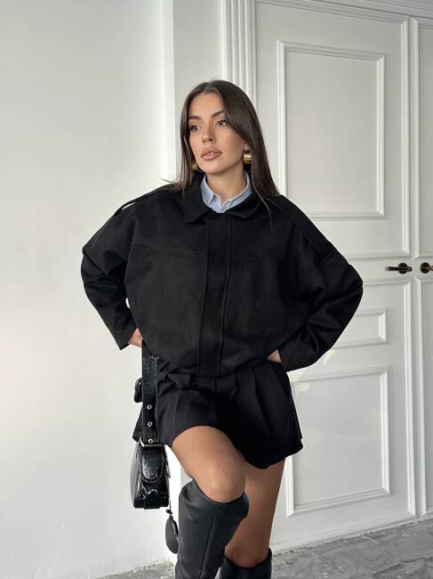 BOMBER Ceket 5268 - Siyah - 2