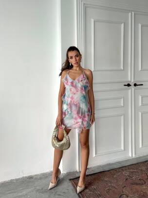 DAİYS Mini Elbise 241166 - Pembe 