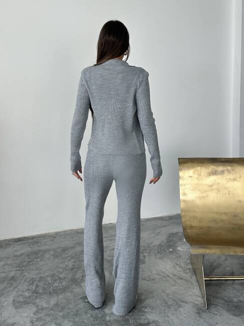 DEREK Triko Takım 9911 - Gri - 5