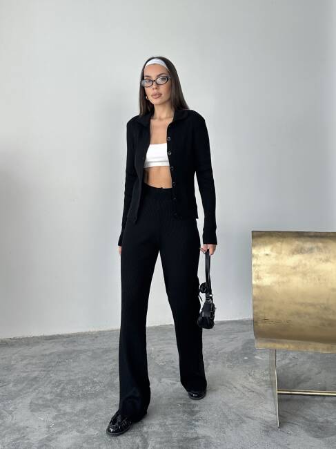 DEREK Triko Takım 9911 - Siyah - 3