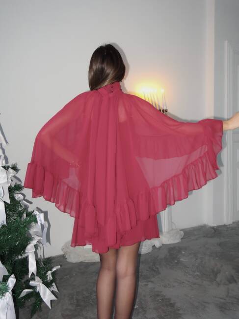 EMİLİA Elbise 3083 - Bordo - 6