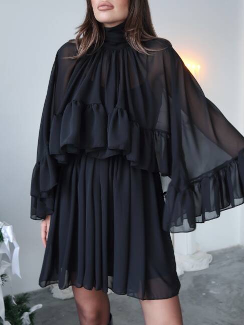 EMİLİA Elbise 3083 - Siyah - 5