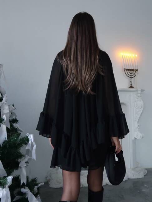 EMİLİA Elbise 3083 - Siyah - 6