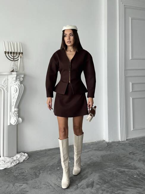 FRAVA Takım 2260 - Acı Kahve - 1