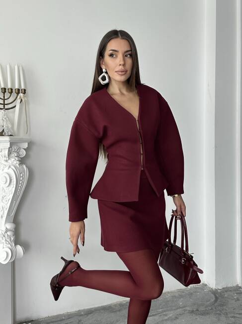 FRAVA Takım 2260 - Bordo - 2