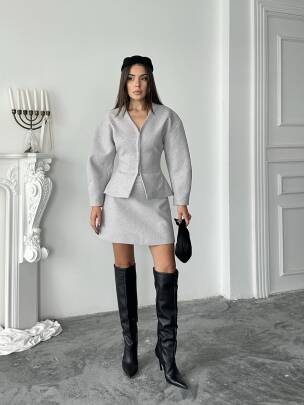 FRAVA Takım 2260 - Gri - MAXMOOR