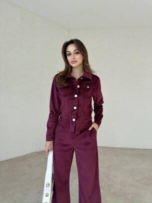 GENİEN Takım 3018 - Bordo 