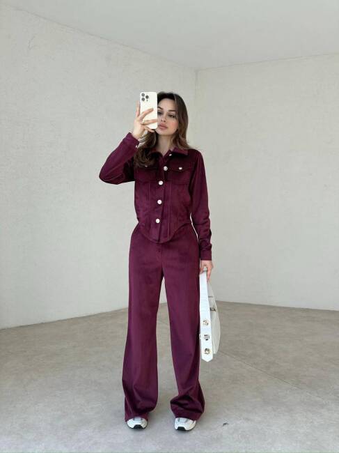 GENİEN Takım 3018 - Bordo - 4