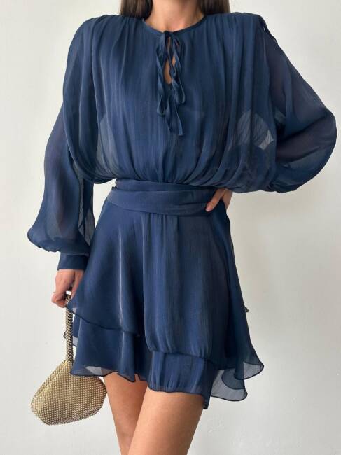 Herper Elbise Lacivert - 3048 - 6