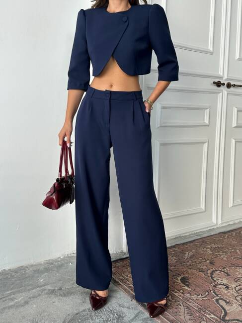 JUNİPER Ceket Pantolon Takım 2235 - Lacivert - 6