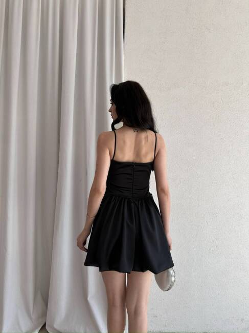 LUNA Mini Elbise 3050 - Siyah - 2
