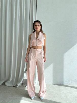 MONİL Yelek Pantolon Takım 2121 - Pembe 
