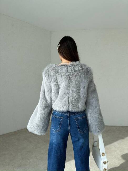 NİKOLA Bluz 3013 - Gri - 3