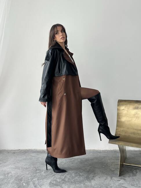 PENRY Trençkot 5276 - Kahverengi - 3