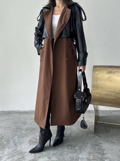 PENRY Trençkot 5276 - Kahverengi - 4