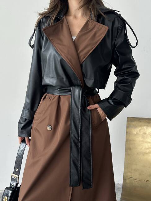 PENRY Trençkot 5276 - Kahverengi - 5