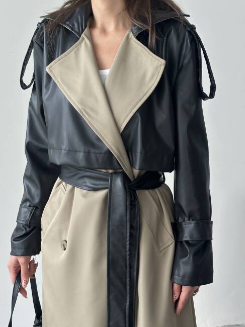 PENRY Trençkot 5276 - Taş - 2