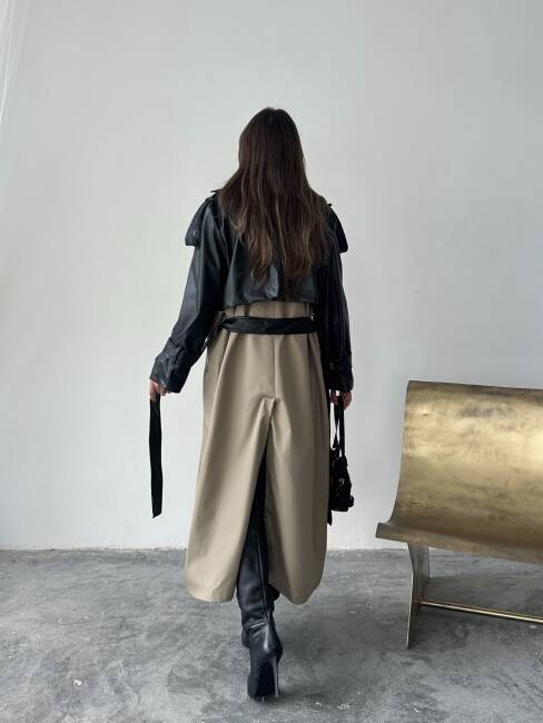 PENRY Trençkot 5276 - Taş - 6