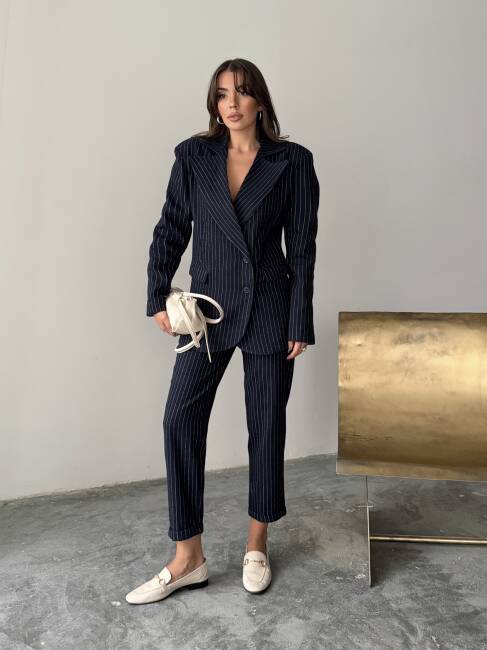 PİNE Ceket Pantolon Takım 2270 - Lacivert - 1