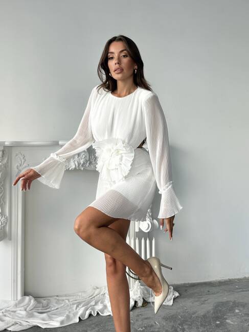 PLELA Elbise 1109 - Beyaz - 2