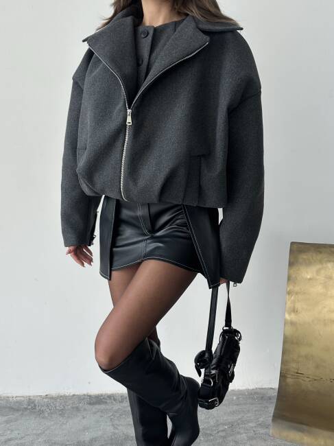 TENSİ Yelekli Kaban 2250 - Antrasit - 5