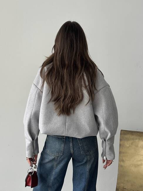 TENSİ Yelekli Kaban 2250 - Gri - 7