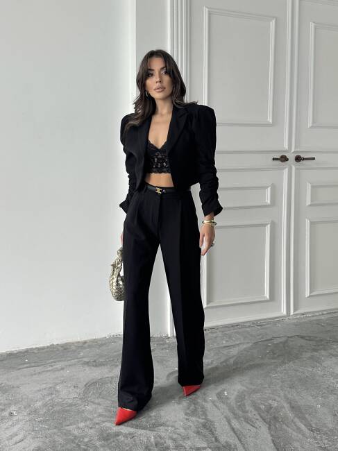 THEBOOM Ceket Pantolon Takım 2098 - Siyah - 2