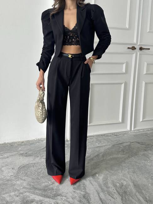 THEBOOM Ceket Pantolon Takım 2098 - Siyah - 4