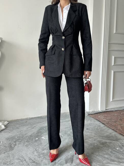 VANDER Ceket Pantolon Takım 2240 - Siyah - 6