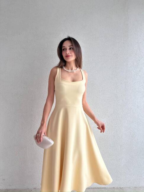 Viera Elbise Sarı - 256-S-1133 - 2