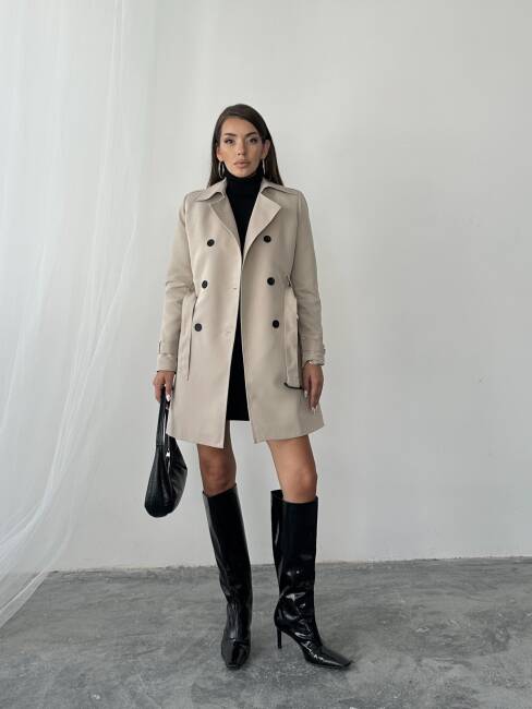 WİLLİAM Trençkot 2118 - Bej - 1