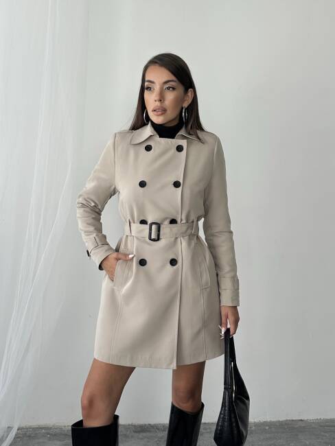 WİLLİAM Trençkot 2118 - Bej - 4