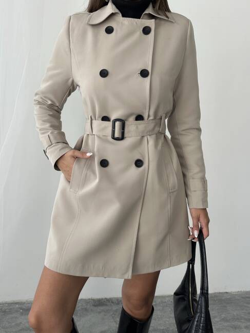 WİLLİAM Trençkot 2118 - Bej - 5