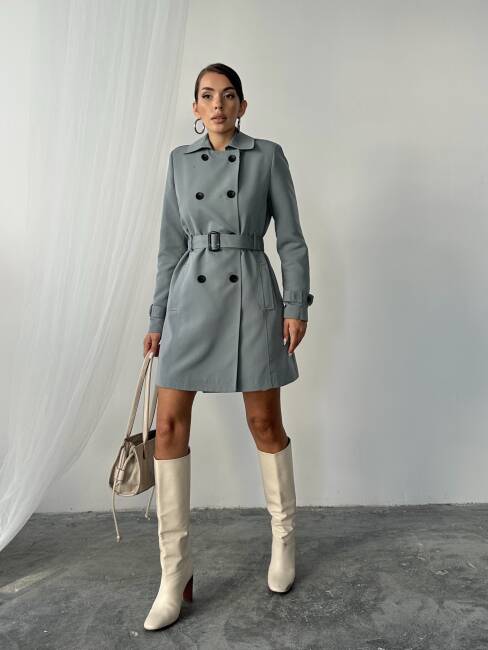 WİLLİAM Trençkot 2118 - Mint - 3
