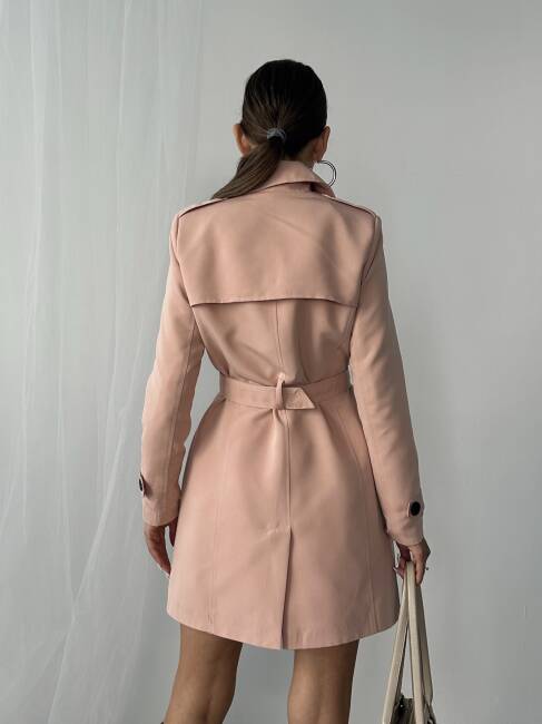 WİLLİAM Trençkot 2118 - Pudra - 6